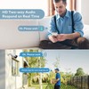 mibao CCTV Security Camera Outdoor, 1080P WiFi Security Camera, IP66