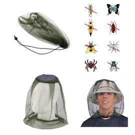 3pcs Mosquito Head Net Mesh Hat,midgy Face Netting Cover,Midge hats with netting,head nets to stop midges,Anti-Insects Bug Bee Keeper,mosquito smidge net,midge hood.Outdoor Fishing Hiking Gardening.