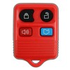 KeylessOption Red Replacement 4 Button Keyless Entry Remote Control Key