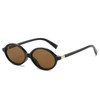YAMEIZE Retro Oval Sunglasses Women Men Vintage Small Oval 90s