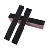 LNAUJS 10 Pack 100/180 Grit Nail Files, Black Professional Reusable