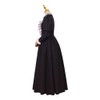Saniplaycos Womens's Medieval Renaissance Costume Dress Black Gothic Victorian Civil