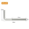 (30 Pieces) M5x40mm L Shape Foundation Bolts 304 Stainless Steel
