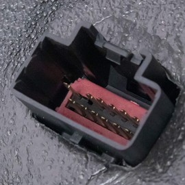 TRQ Right Mirror Power with Heat Power Folding with Black Cover Passenger Side Compatible with 2007-2008 Ford F-150 FO1321373