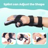 DrFinger Upgrade Resting Hand Splint Brace for Straightening Fingers with