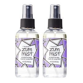 Indigo Wild Zum Mist Room & Body Spray - Aromatherapy Essential Oil Spray - Natural Body Mist & Room Spray - Lavender Scent - 4 fl oz (2 Pack)