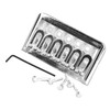Fixed Hardtail Guitar Bridge U Shape Saddle Bridge Replacement Metal
