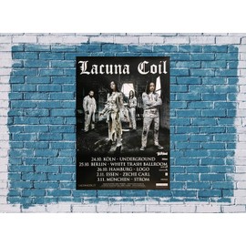 Lacuna Coil - Delirium, Tour 2016 » Concert Poster | Live Concert Event | DIN A1