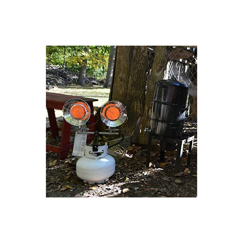 Mr. Heater F242655 MH30TS Double Tank Top Outdoor Heater, 8000