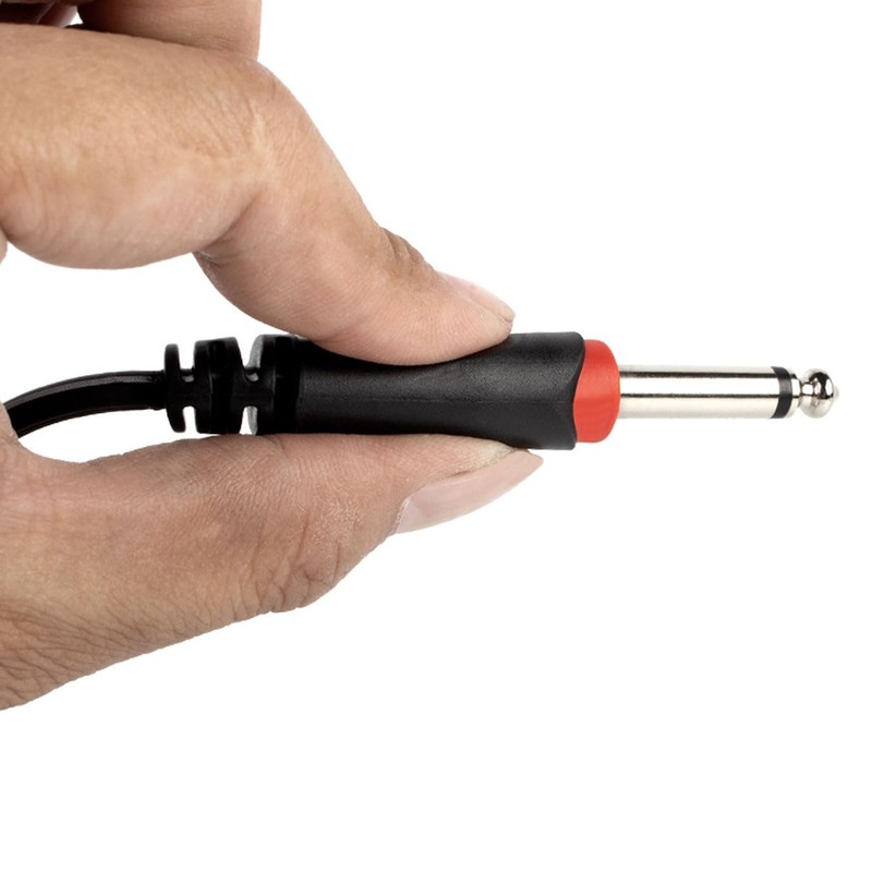 keepdrum ac017b Adaptor Cable 2x RCA to 2x 6.35mm TS