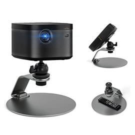 Projector Stand with Universal Swivel Ball Head Screw Table Mobile Projector Mount Aluminum Alloy Removable Adjustable Projectors Bracket Liboer …