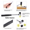 Hilitchi Tack Hammer Soft Mallet Upholstery Tools Staple Nails Decorative