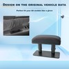 BIXUAN Car Door Armrest Universal PU Leather Car Armrest Left