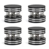 4PCS Spring Speaker Spikes Sound Dampening Feet for HiFi Amplifier/Speaker/Turntable/PlayerBlack