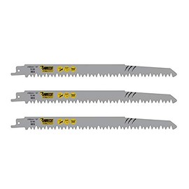 3 x SabreCut SCRS1531L_3 240mm 5 TPI S1531L Very Fast Wood Cutting Reciprocating Sabre Saw Blades Compatible with Bosch Dewalt Makita and many others