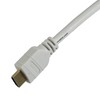 3 foot White High Speed HDMI Cable with Ethernet, 28