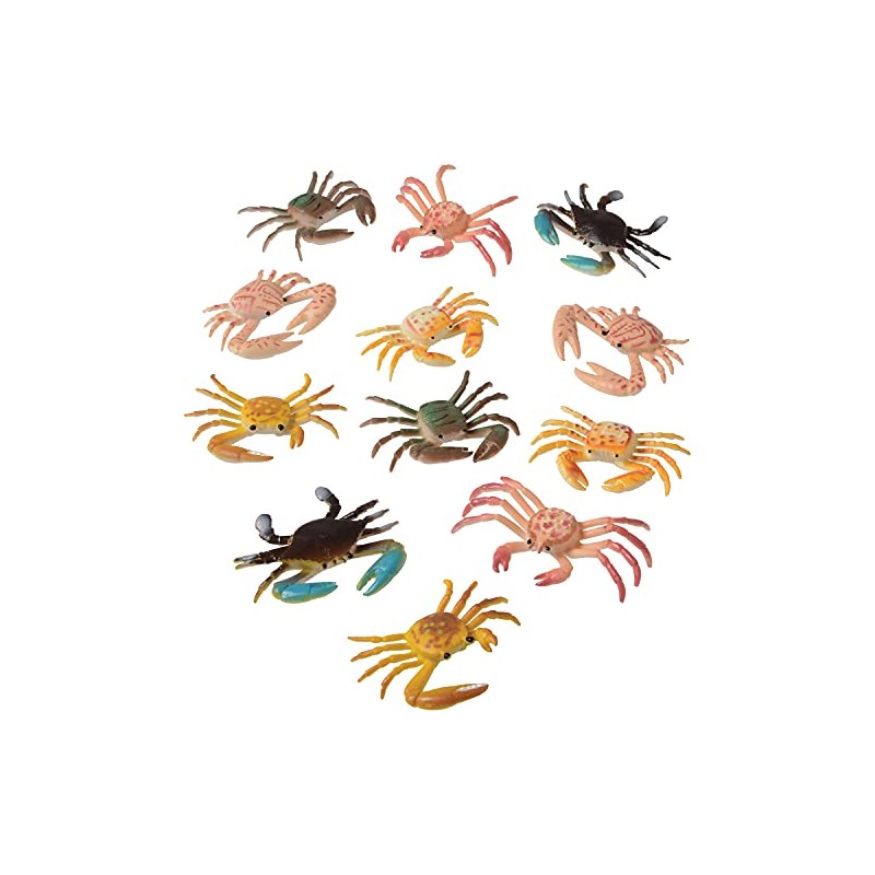 US Toy Plastic Toy Crabs Action Figure (1 Dozen)