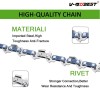 V-MODEST 10" Chainsaw Chain For Atlas 40v Cordless Pole Saw
