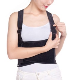 1PC Rib Chest Support Brace Sternum Injuries Adjustable Support Belt Protection Strap Belly Support Band - Size XL