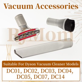 Vacuum Attachment Replacement For Dyson Vacuum Brush and Upholstery Attachment and Crevice Tool Attachment for Dyson Dc14 Replacement Parts DC01 DC02 DC04 DC07 DC17 (3 Pack)