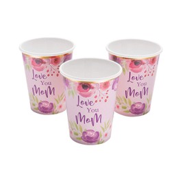 MOTHERS DAY PAPER CUP - Party Supplies - 8 Pieces