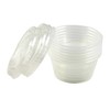 Items 4U! disposable Dressing/Sauce/Jello shot container cups, Clear Plastic, 2