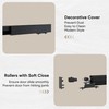 JUBEST 6FT Sliding Barn Door Hardware Track Kit, Aluminium Alloy