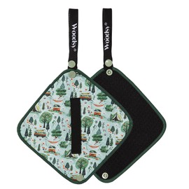 Woodsy Outfitters Pee Cloth for Women – Silver Infused Reusable Pee Rag, Absorbent & Eco-Friendly Toilet Paper Alt., Hygienic Wipe for Female Urination, Camping, Hiking & Travel (Camper Van)