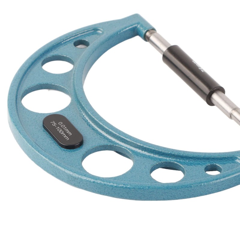 Micrometer Gauge, External Micrometer 0.01mm with Wrench, Stainless Steel Thickness