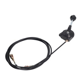 Excavator Manual Throttle Cable, 3.5 Meter Hand Throttle Control Kit with Stainless Steel Joint, PU Tube Flexible Motor Control Cable for Heavy Equipment