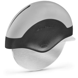 LINFELDT® Pizza Wheel Stainless Steel - Sharp with Blade Guard for Dishwasher - Handy Pizza Cutter Large - Safe Pizza Roller - Removable in Black