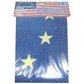 Trade Winds, Betsy Ross Pledge of Allegiance Vintage Tea Stained Premium Quality Heavy Duty Fade Resistant 3x5 3'x5' 100D Woven Poly Nylon Flag Banner Grommets, Multi