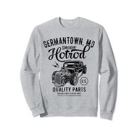 Germantown Maryland USA Vintage Hotrod Car Distressed Design Sweatshirt
