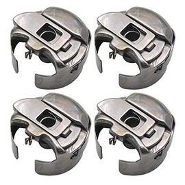 CKPSMS Brand - # BC-DBZ(3)-NBL Small L Size Pigtail Embroidery Bobbin Cases Compatible with/Replacement for Barudan Brand Melco Brand SWF Brand Tajima Brand (4PCS)