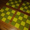 Target X Green Holiday Drink Coasters. Heavy Duty 2-Tone Checker