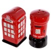 Novelty Ceramic Telephone and Letterbox Salt and Pepper Set