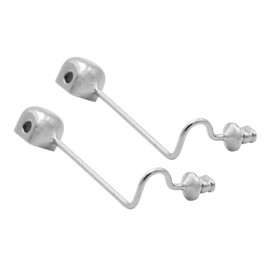 Tofficu Metal Eyeglass Nose Pads Insert Type Nose Pieces for Glasses Frame 1 Pair of Adjustable Eyewear Support Compatible Eyeglass Styles