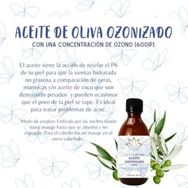 Aceite Ozonizado 600 IP regenera la piel antioxidante, disminuye arrugas, revitaliza, regenera, hidrata y suaviza la piel. (250 ML)