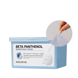 SOME BY MI Beta Panthenol Repair Daily Mask 30-Pack 370ml BETA PANTHENOL REPAIR DAILY MASK 30EA Soothing, Nourishing, Moisturizing, Hydrating for Dry Skin, 1 Piece, 1 Pack / SOME BY MI 샘 바이미 베타판테놀 리페어 데일리 30장들이 370ml BETA PANTHENOL REPAIR DAILY MASK 30EA