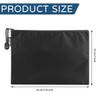 Zipper File Bags,6 Pcs A5 Wallets Bank Bag with Zip