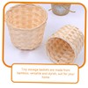 Totority 6pcs Mini Woven Baskets Decorative Tiny Baskets for Storage