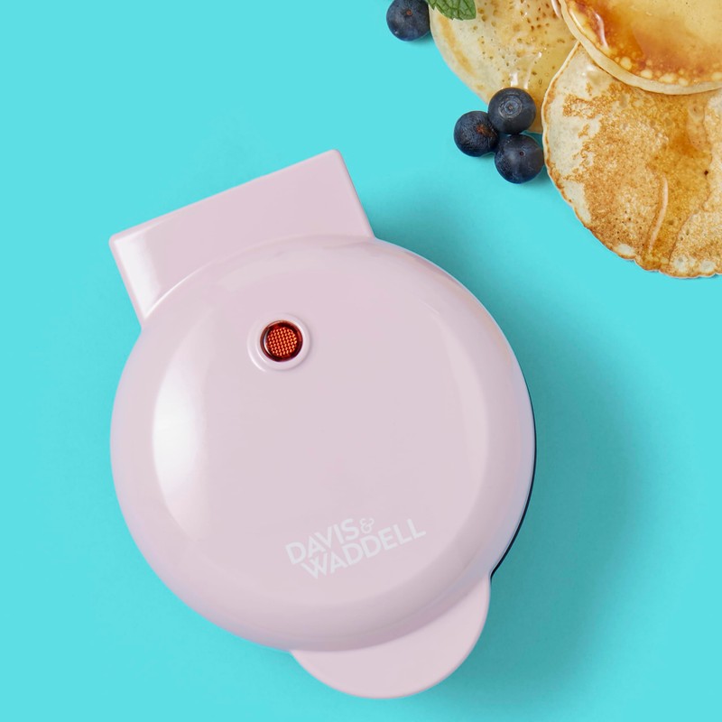 Davis & Waddell Electric Mini Pancake Maker, Pink