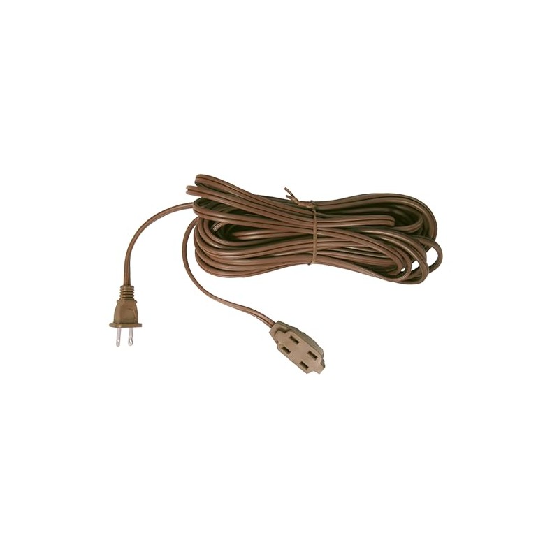 Surtek 136160 Extensión eléctrica doméstica color café, 10 m
