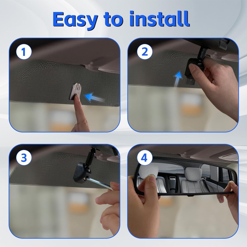 Interior Rear view Mirror Bracket Mounting Base Universal Fit Ford,Nissan,GM,Honda1