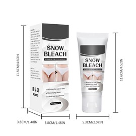 Snow Whitening Cream, Bleaching Cream for Intimate Area, Body Dark Spot Remover, Armpit Whitening, Women's Bleaching Cream for Armpit, Neck, Knee, Elbow Skin