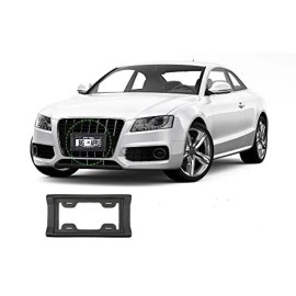 BLVD License Plate Bumper Guard with Screws and Protector Rubbers 2.3 Inches Thick...