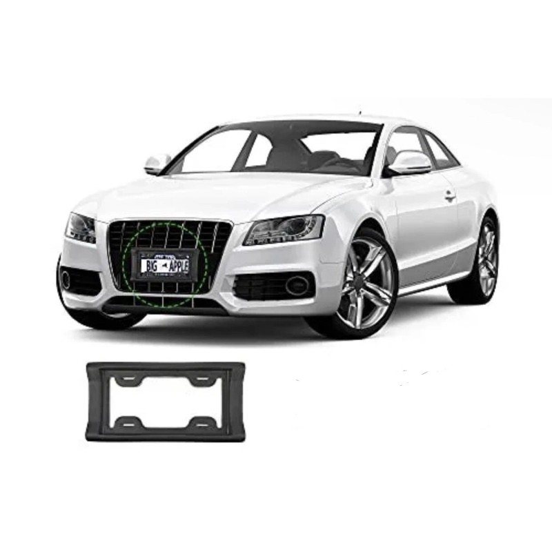 BLVD License Plate Bumper Guard with Screws and Protector Rubbers