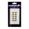 Fosmon 5 Speaker 10 Binding Home Theater Gold Copper Banana