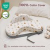 Momcozy Innovative Safety Fence Nursing Pillow - Firm & Springy