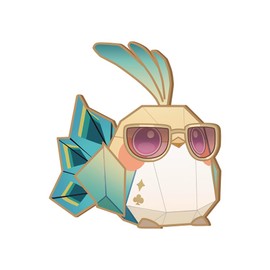 Honkai: Star Rail Owlbert Parlor Series Metal Badge - Aventurine